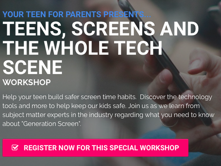 Teens, Screens, and the Whole Tech Scene Workshop