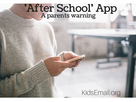 ‘After School App’- Yet Another App for Parents to Know About!